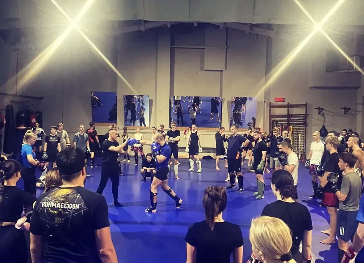 Wspólny trening na sali
