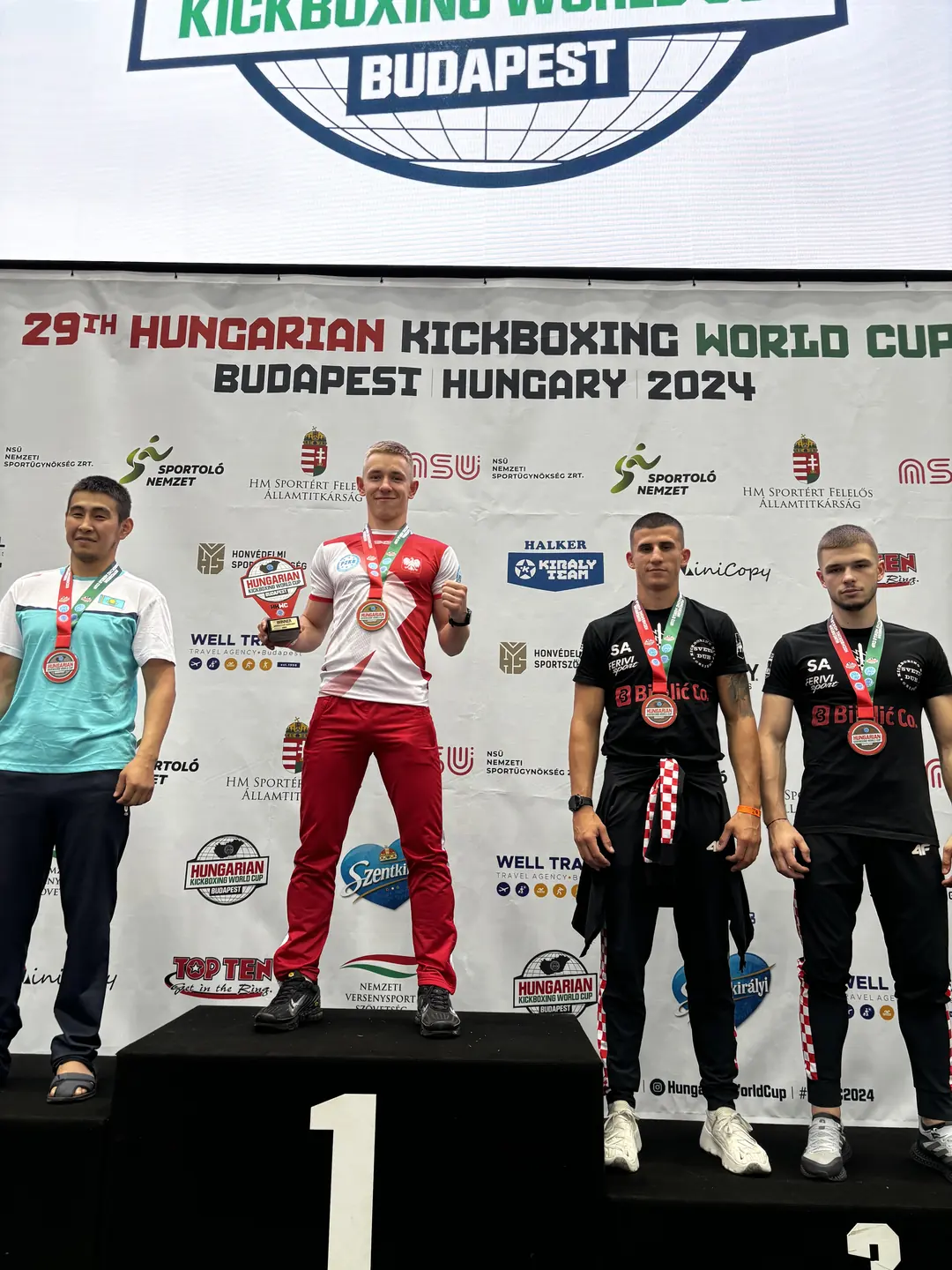 Podium Pucharu Świata w Budapeszcie